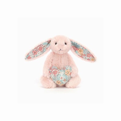 Jellycat Blossom Heart Conejitos | PUVE-73619